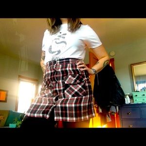 Cute flannel skirt